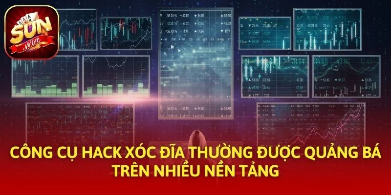 Công cụ hack xóc đĩa thường được quảng bá trên nhiều nền tảng không chính thống