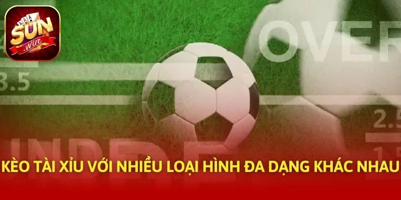 Kèo tài xỉu với nhiều loại hình đa dạng khác nhau